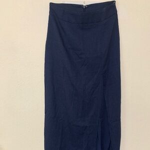 Lulu’s navy ankle skirt